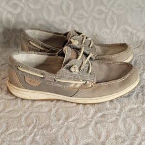 Casual Tan Boat Shoes